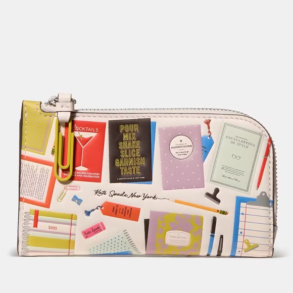 Kate Spade Page Turner Small Bifold Wallet - Picture 1 of 4